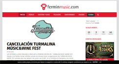 Desktop Screenshot of ferminmusic.com