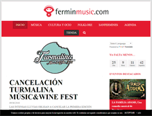 Tablet Screenshot of ferminmusic.com